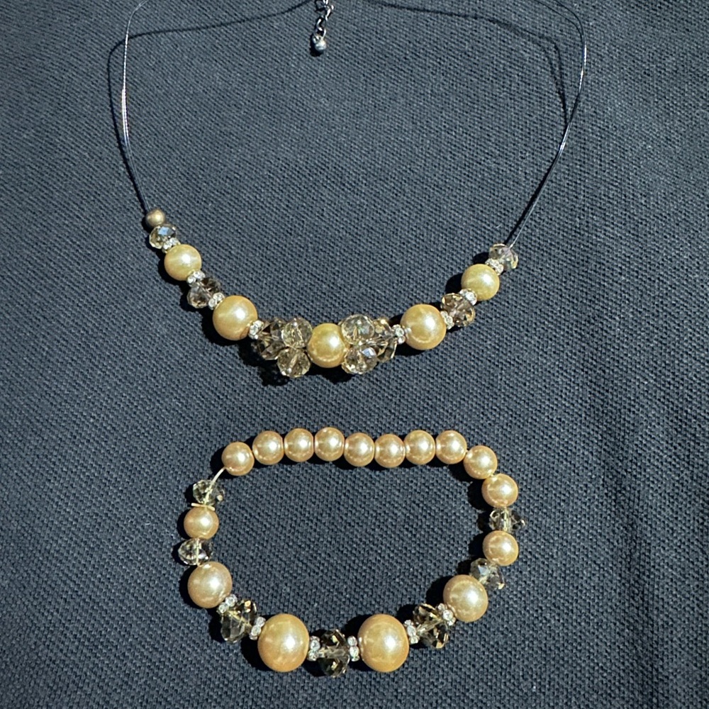Elegant Gold and Silver Jewelry Set